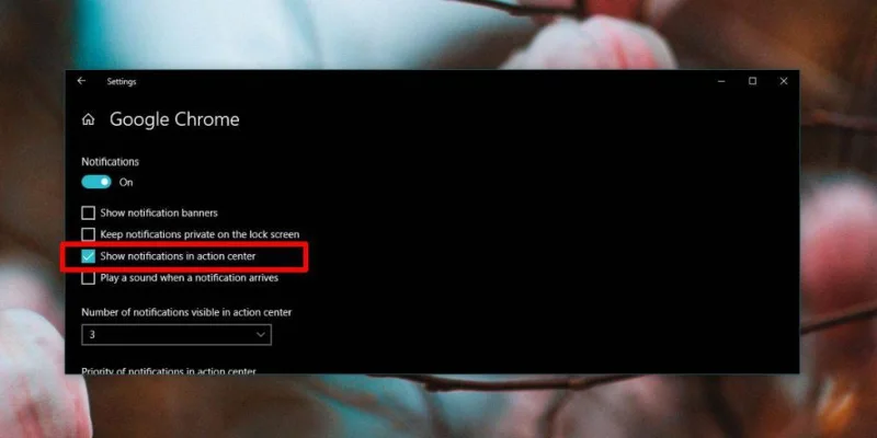 Come mantenere le notifiche fuori dal Centro operativo su Windows 10