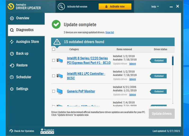 Miglior software di aggiornamento driver per Windows 10 (recensioni 2021)