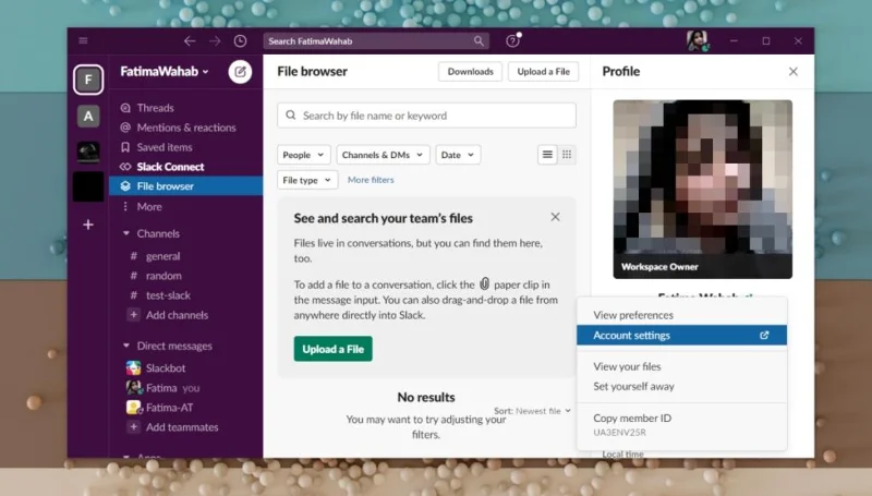 如何離開 Slack 工作區