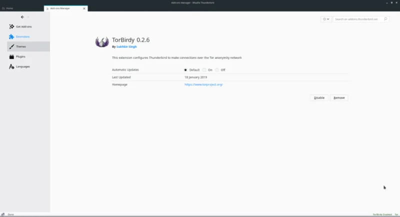 Come integrare Thunderbird con Tor su Linux