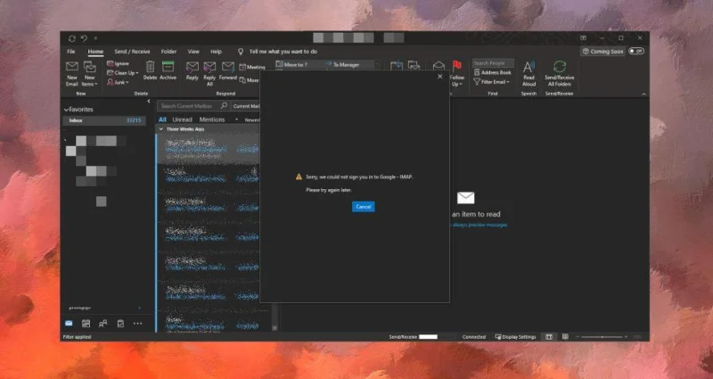 So beheben Sie Leider konnten wir Sie nicht bei Google anmelden – IMAP in Outlook für Office 365