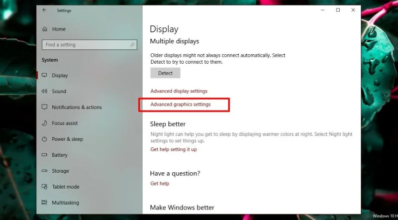Come gestire le prestazioni grafiche per app su Windows 10