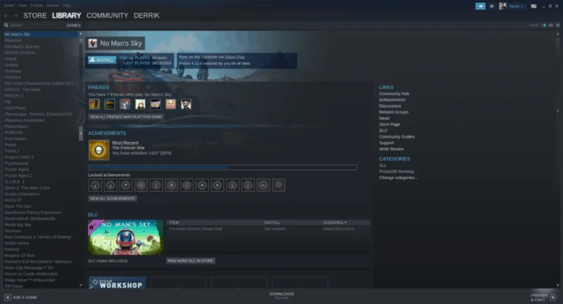 Come giocare a No Mans Sky su Linux
