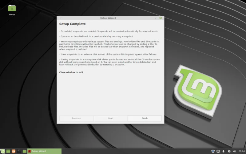 如何在 Linux Mint 上設置備份快照