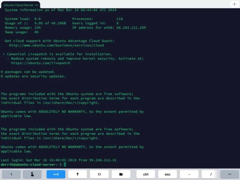 如何從 iPad 連接到 Linux 服務器