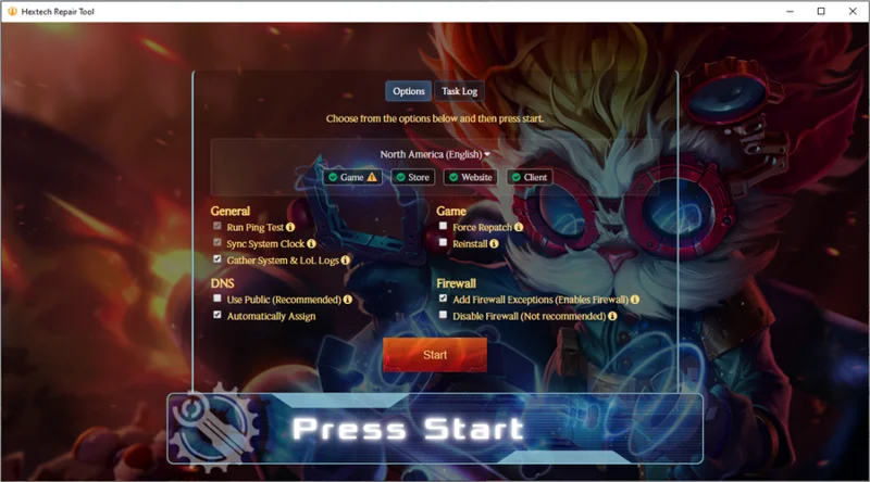 Strumento di riparazione Hextech: risolve rapidamente i problemi di League of Legends