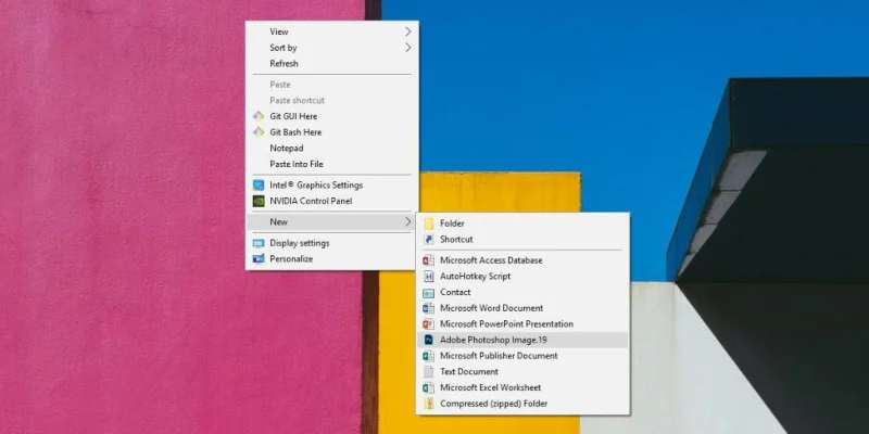 如何將 Photoshop 添加到 Windows 10 上的新上下文菜單選項