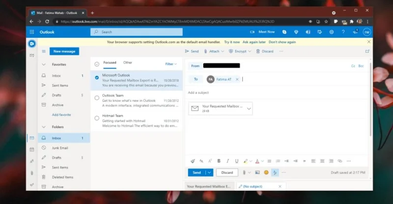 So laden Sie Microsoft Outlook-E-Mails herunter