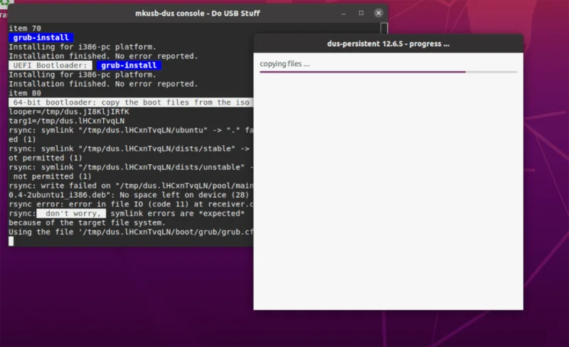 So richten Sie einen persistenten Ubuntu-USB ein