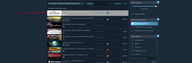 Come giocare a The Witcher: Enhanced Edition Directors Cut su Linux