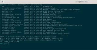 Linux: كيفية استخدام Systemd في قائمة الخدمات