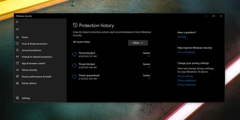 WindowsDefenderがWindows10で実行可能ファイルを削除するのを止める方法