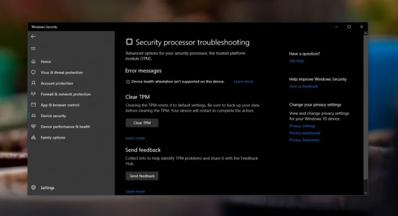 如何修復受信任的平台模塊在 Windows 10 上出現故障