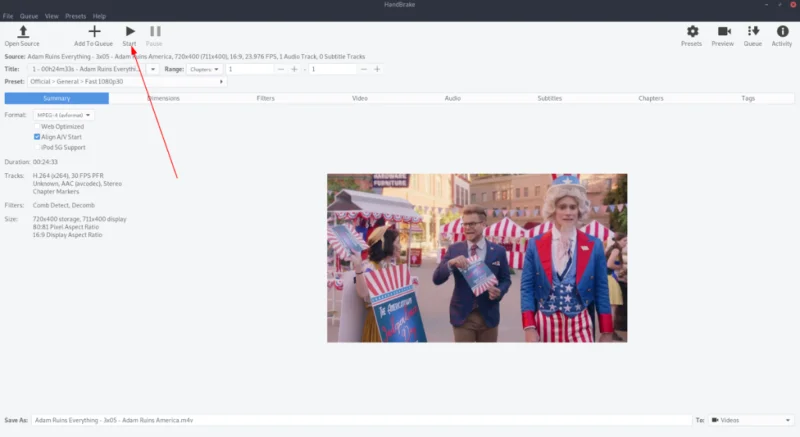 Come transcodificare file video su Linux