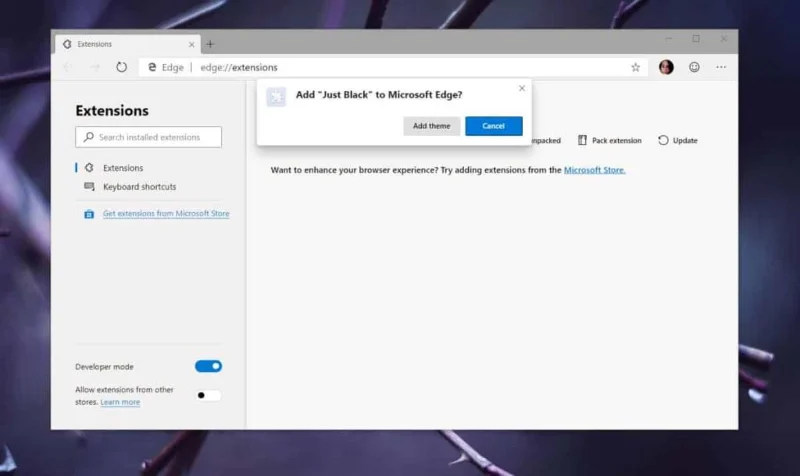 So installieren Sie Chrome-Designs auf Chromium Edge unter Windows 10