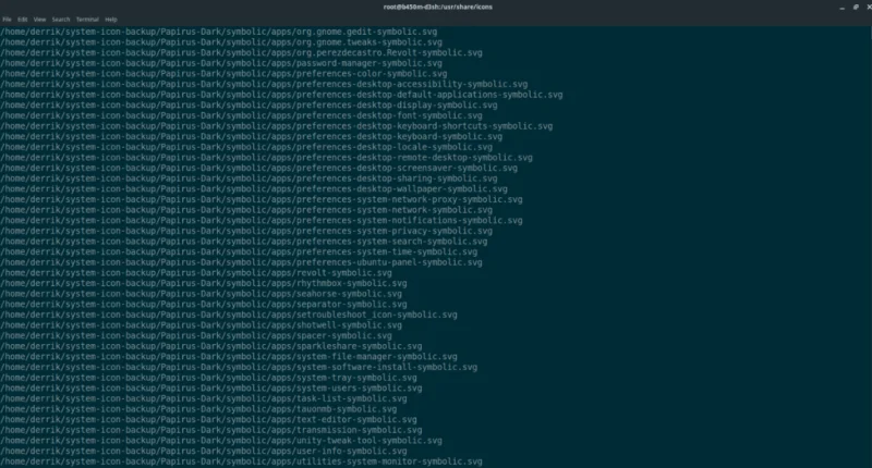 Cómo hacer una copia de seguridad de los temas de iconos de su PC con Linux