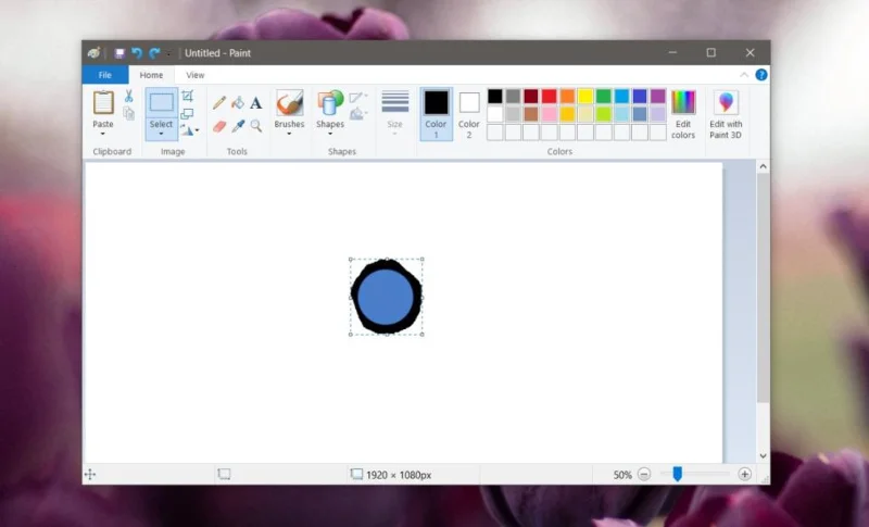 如何在 Paint 中使背景透明 (Windows 10)