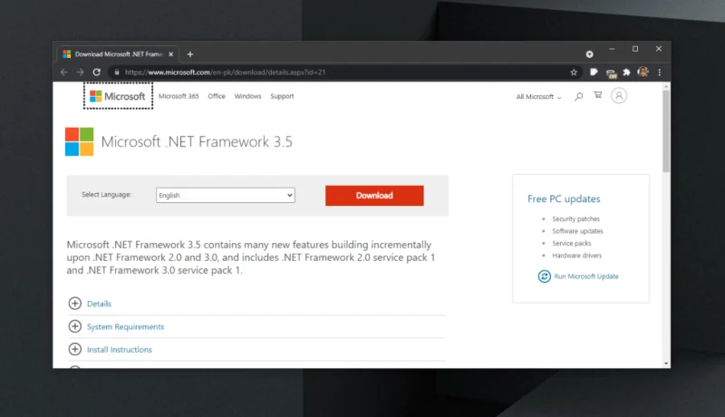 So laden Sie .NET Framework 3.5 unter Windows 10 herunter