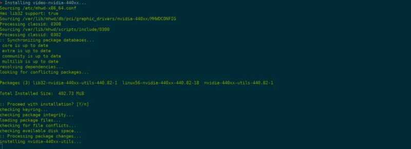 如何在 Manjaro Linux 中安裝 Nvidia 顯卡驅動程序