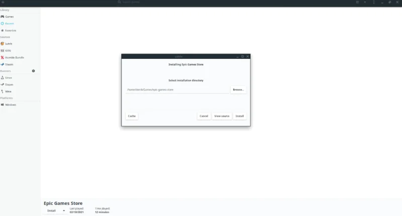 So verwenden Sie den Epic Store unter Linux