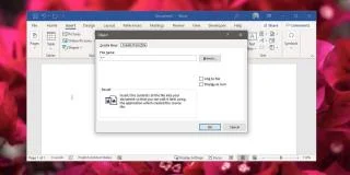 So hängen Sie in Word Office 365 eine Datei an ein Dokument an