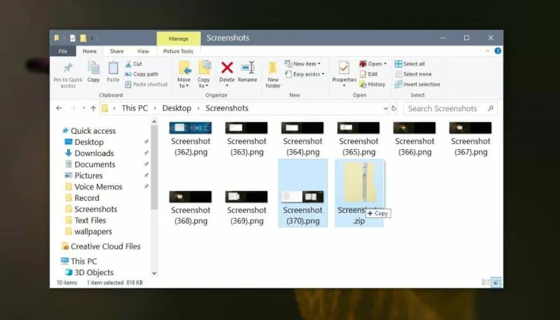 Come aggiungere file a un file ZIP esistente su Windows 10
