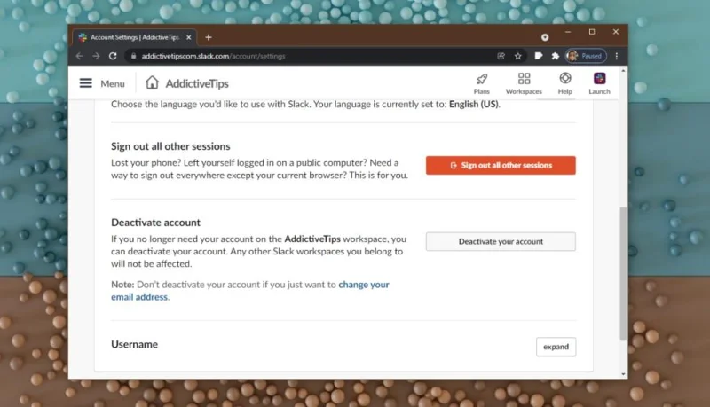如何離開 Slack 工作區