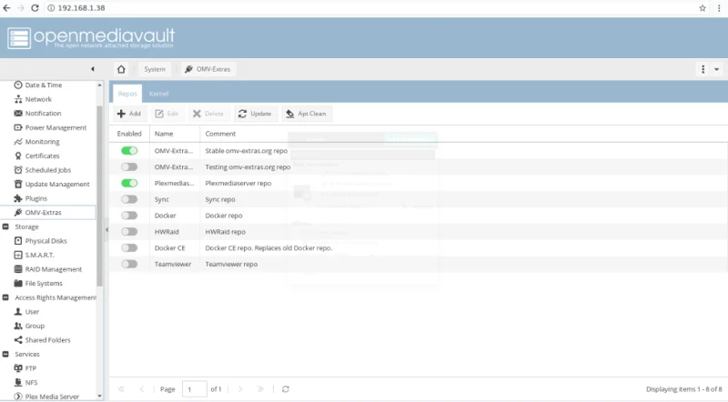 So installieren und konfigurieren Sie das Plex-Plugin auf OpenMediaVault