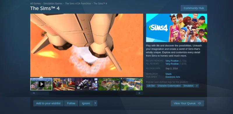Jak grać w The Sims 4 w systemie Linux