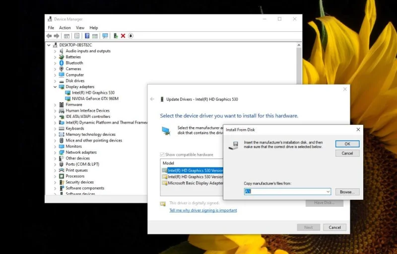 修正方法Windows10で「インストールされているドライバーはこのコンピューターで検証されていません」