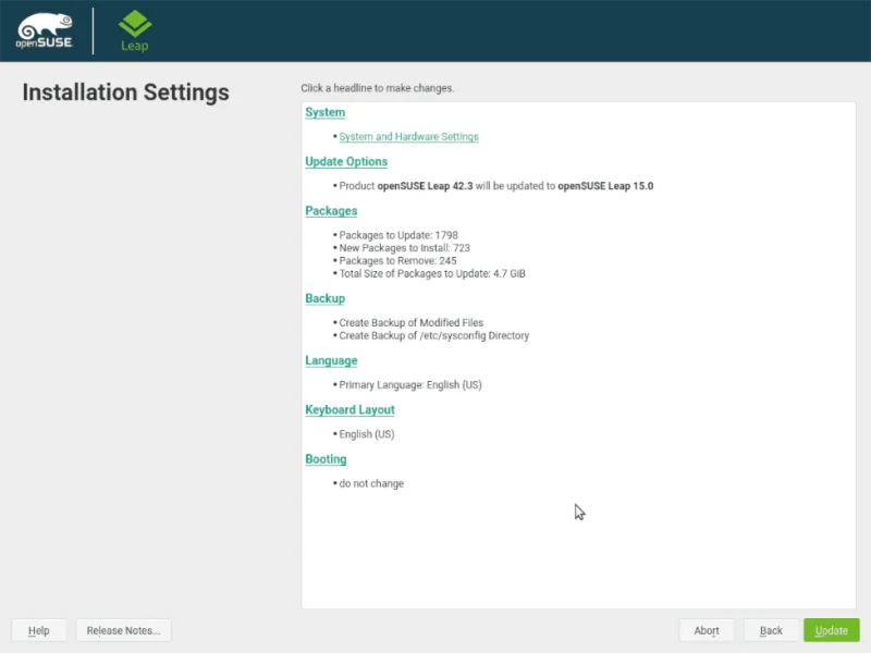 Jak zaktualizować OpenSUSE do nowej wersji