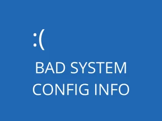 如何修復 Windows 10 中的 BAD SYSTEM CONFIG INFO（BSoD 錯誤）