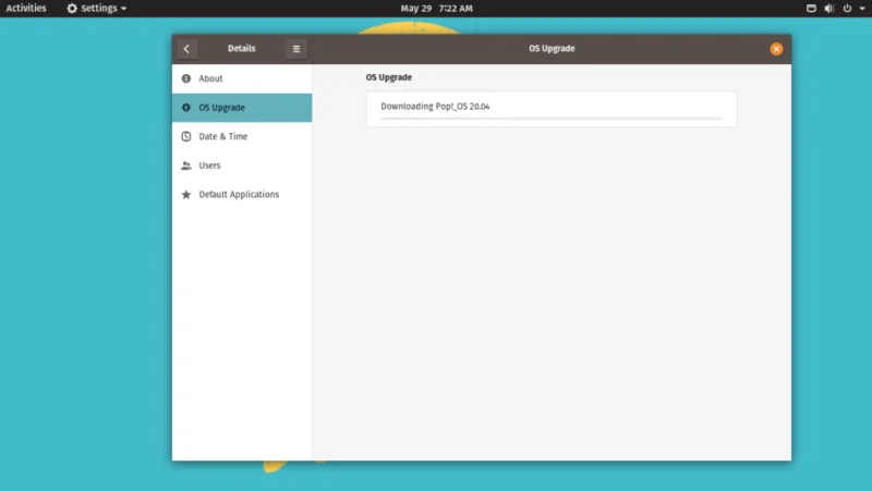كيفية الترقية إلى Pop_OS 20.04