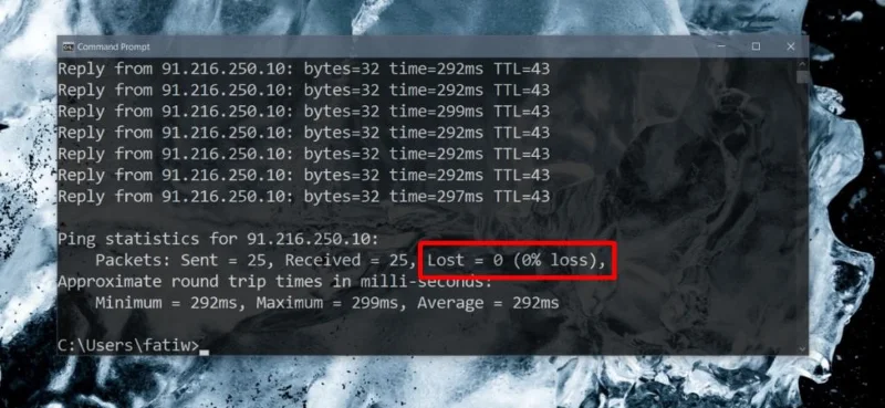 如何在 Windows 10 上的遊戲中查找丟包