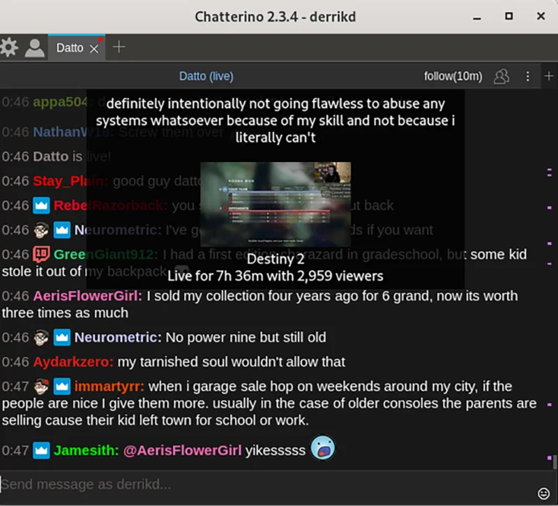 كيفية الدردشة في Twitch Streams على سطح مكتب Linux باستخدام Chatterino