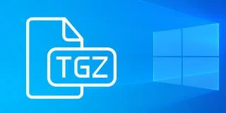 如何在 Windows 10 上打開 TGZ 文件
