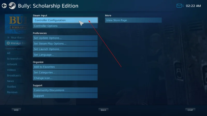 如何在 Linux 版 Steam 中使用社區控制方案