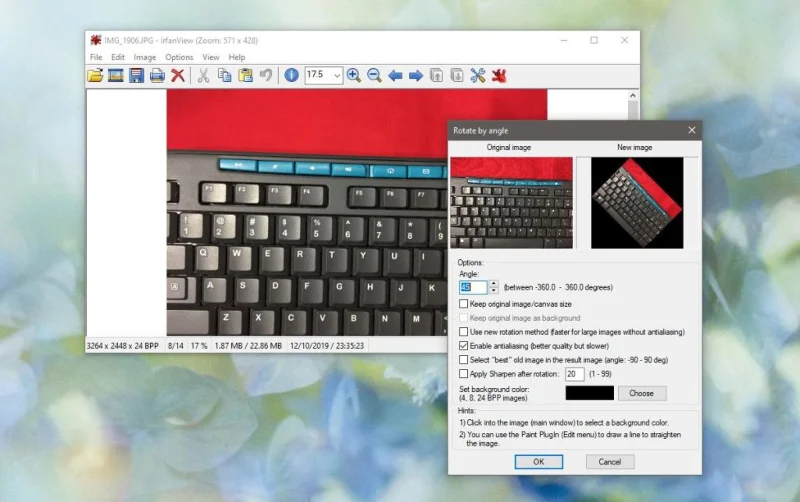 如何在 Windows 10 上拉直照片
