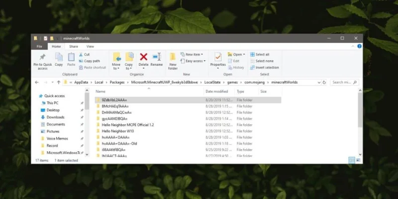 So sichern und wiederherstellen Sie Minecraft-Welten unter Windows 10