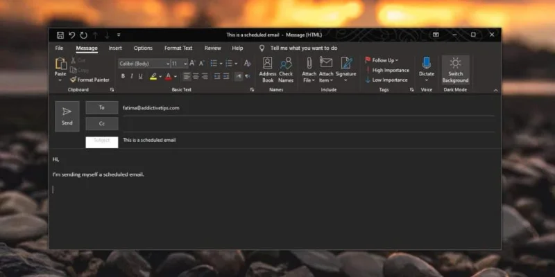 So planen Sie E-Mails in Outlook für Office 365