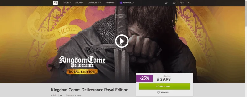如何在 Linux 上玩 Kingdom Come: Deliverance