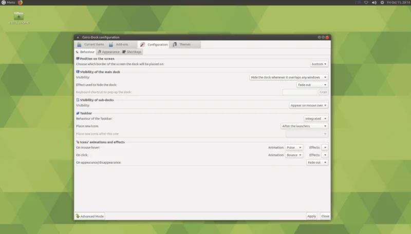 So richten Sie das Kairo-Dock auf dem Linux-Desktop ein