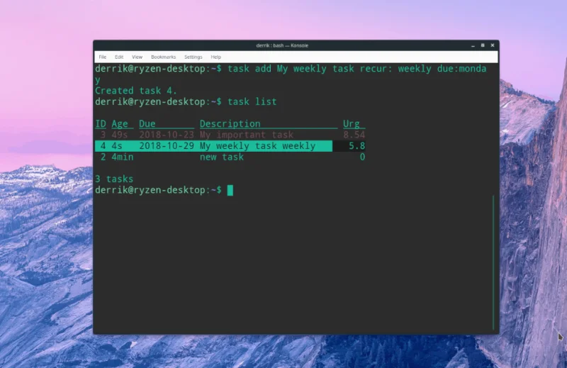 Bagaimana untuk mendapatkan alat pengurusan masa berasaskan terminal di Linux dengan Taskwarrior