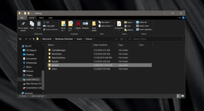 如何在 Windows 10 上清除 Windows Defender 中的保護歷史記錄