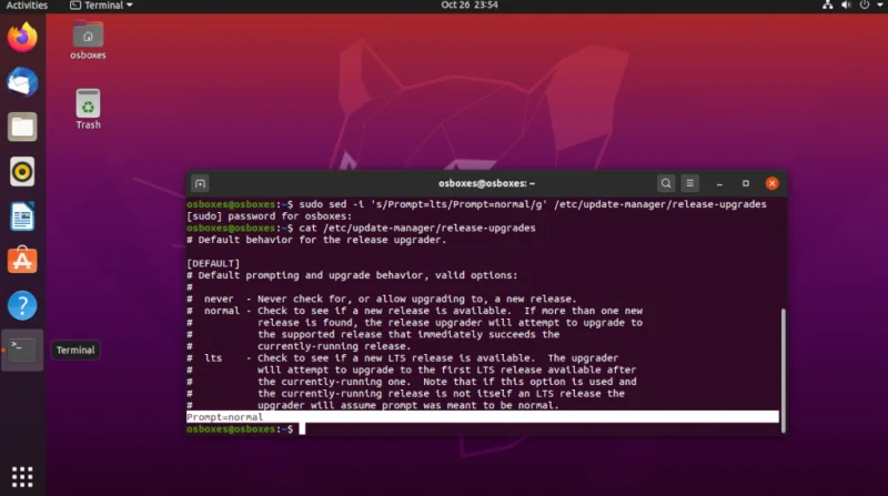 Hoe te upgraden naar Ubuntu 20.10