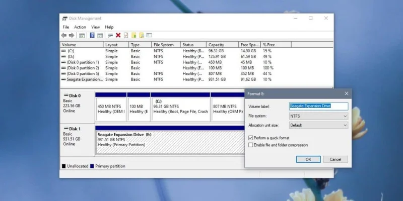 如何在 Windows 10 上更改驅動器的文件系統