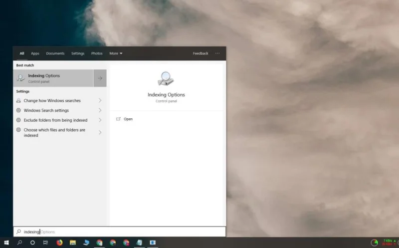 Как искать другие диски из поиска Windows в Windows 10