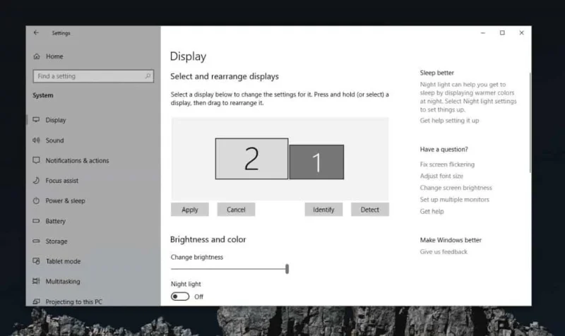 如何在 Windows 10 上設置顯示順序