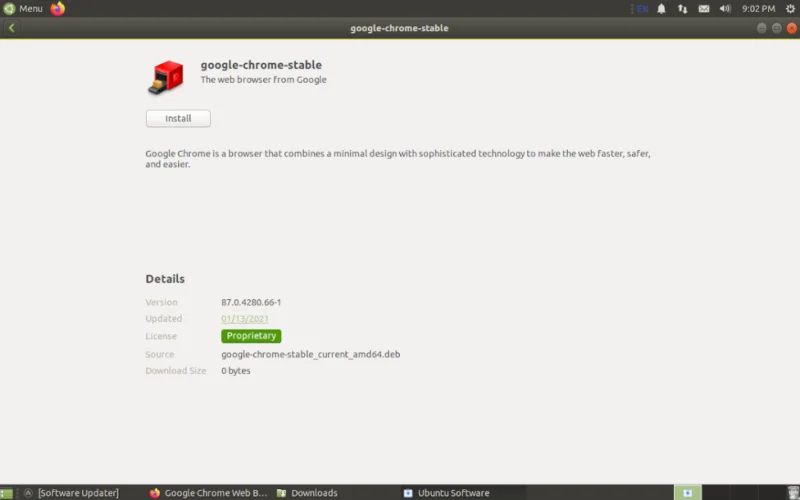 So installieren Sie Chrome Ubuntu