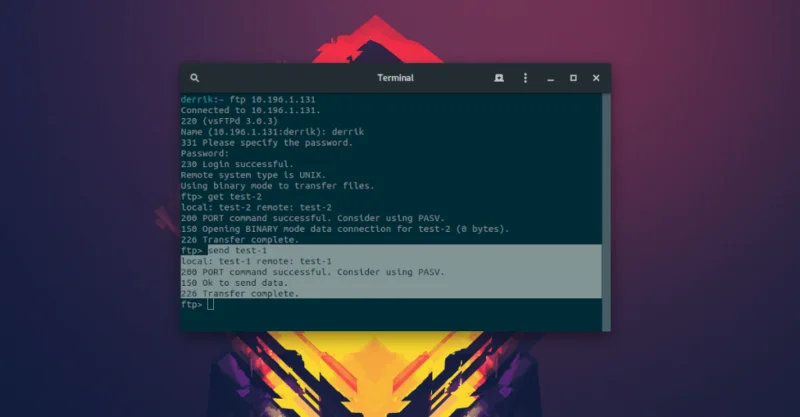 Come usare FTP dalla riga di comando su Linux